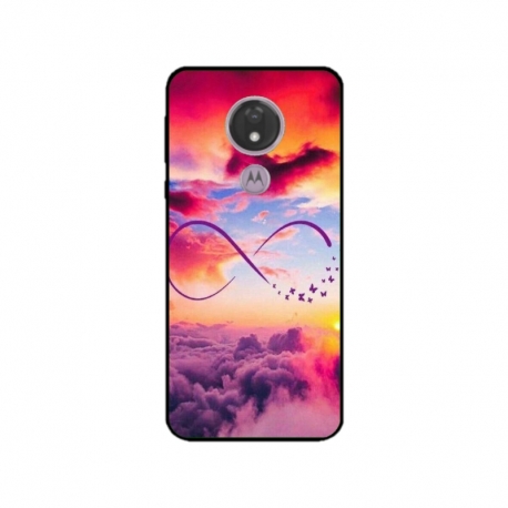 Husa personalizata tip carcasa HQPrint pentru Motorola Moto G7 Power, model Bright Infinity, multicolor, S1D1M0377