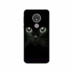 Husa personalizata tip carcasa HQPrint pentru Motorola Moto G7, model Black Cat 1, multicolor, S1D1M0015