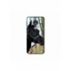 Husa personalizata tip carcasa HQPrint pentru Motorola Moto G7, model Black Horse, multicolor, S1D1M0019
