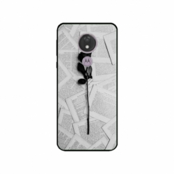 Husa personalizata tip carcasa HQPrint pentru Motorola Moto G7, model Black Rose, multicolor, S1D1M0021