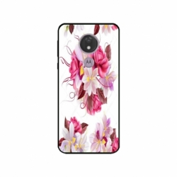 Husa personalizata tip carcasa HQPrint pentru Motorola Moto G7, model Flowers 4, multicolor, S1D1M0040
