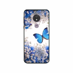 Husa personalizata tip carcasa HQPrint pentru Motorola Moto G7, model Butterfly 4, multicolor, S1D1M0041
