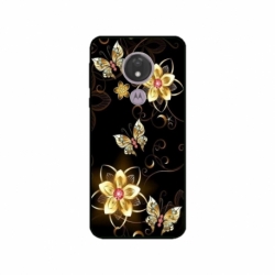 Husa personalizata tip carcasa HQPrint pentru Motorola Moto G7, model Butterfly 5, multicolor, S1D1M0042
