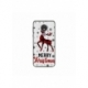 Husa personalizata tip carcasa HQPrint pentru Motorola Moto G7, model Merry Christmas Reindeer 1, multicolor, S1D1M0049