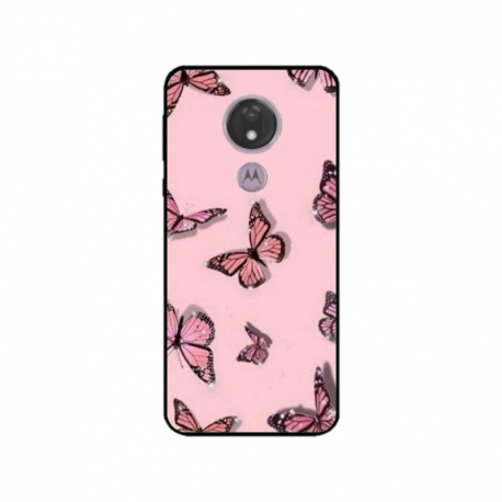 Husa personalizata tip carcasa HQPrint pentru Motorola Moto G7, model Butterfly 7, multicolor, S1D1M0076