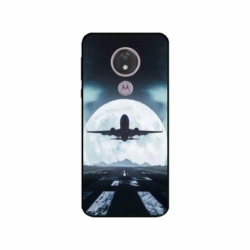 Husa personalizata tip carcasa HQPrint pentru Motorola Moto G7, model Moon Landing, multicolor, S1D1M0077