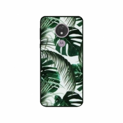 Husa personalizata tip carcasa HQPrint pentru Motorola Moto G7, model Leaf Design 3, multicolor, S1D1M0088
