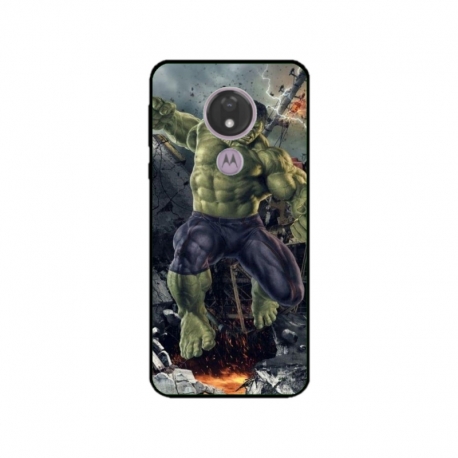 Husa personalizata tip carcasa HQPrint pentru Motorola Moto G7, model Hulk 1, multicolor, S1D1M0099