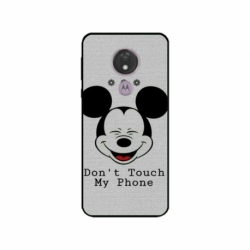 Husa personalizata tip carcasa HQPrint pentru Motorola Moto G7, model Dont Touch my Phone 3, multicolor, S1D1M0123