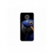 Husa personalizata tip carcasa HQPrint pentru Motorola Moto G7, model Blue Parrot, multicolor, S1D1M0145