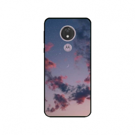 Husa personalizata tip carcasa HQPrint pentru Motorola Moto G7, model Moody Sky, multicolor, S1D1M0146