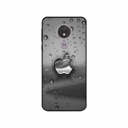 Husa personalizata tip carcasa HQPrint pentru Motorola Moto G7, model Rainy Apple logo, multicolor, S1D1M0148