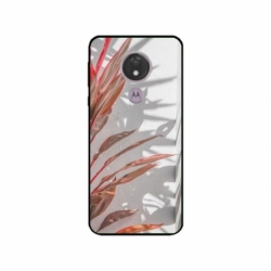 Husa personalizata tip carcasa HQPrint pentru Motorola Moto G7, model Leaf Design 4, multicolor, S1D1M0155