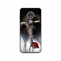 Husa personalizata tip carcasa HQPrint pentru Motorola Moto G7, model Bull, multicolor, S1D1M0205