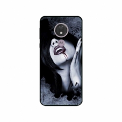 Husa personalizata tip carcasa HQPrint pentru Motorola Moto G7, model Vampire, multicolor, S1D1M0210