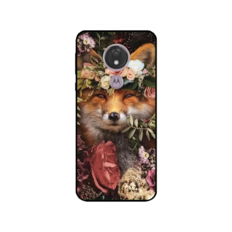 Husa personalizata tip carcasa HQPrint pentru Motorola Moto G7, model Fox, multicolor, S1D1M0213