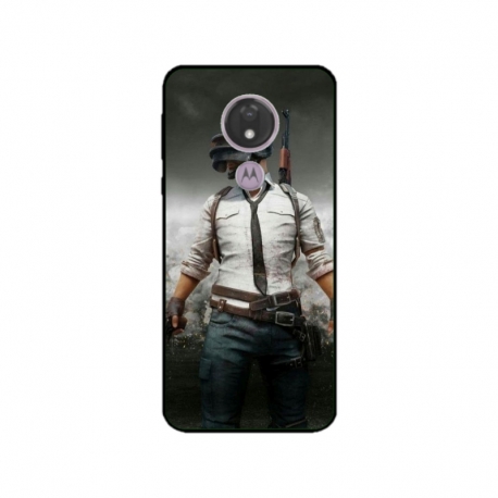 Husa personalizata tip carcasa HQPrint pentru Motorola Moto G7, model PUBG 1, multicolor, S1D1M0214
