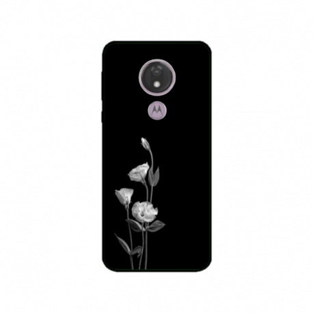 Husa personalizata tip carcasa HQPrint pentru Motorola Moto G7, model Abstract Flowers, multicolor, S1D1M0216