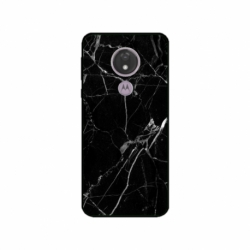 Husa personalizata tip carcasa HQPrint pentru Motorola Moto G7, model Black Marble, multicolor, S1D1M0229