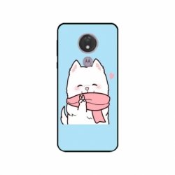 Husa personalizata tip carcasa HQPrint pentru Motorola Moto G7, model Cute Puppy, multicolor, S1D1M0232