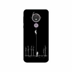 Husa personalizata tip carcasa HQPrint pentru Motorola Moto G7, model Climbing to the Moon, multicolor, S1D1M0233