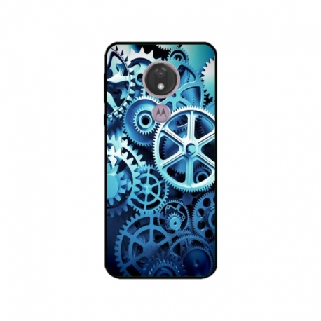 Husa personalizata tip carcasa HQPrint pentru Motorola Moto G7, model Clockwork, multicolor, S1D1M0250