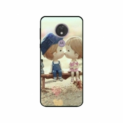 Husa personalizata tip carcasa HQPrint pentru Motorola Moto G7, model Kiss, multicolor, S1D1M0259