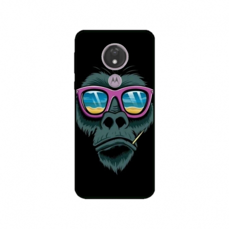 Husa personalizata tip carcasa HQPrint pentru Motorola Moto G7, model Gorilla, multicolor, S1D1M0288