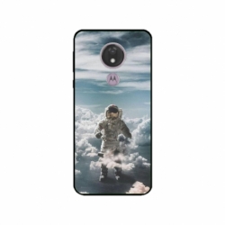 Husa personalizata tip carcasa HQPrint pentru Motorola Moto G7, model Astronaut in the Clouds, multicolor, S1D1M0290