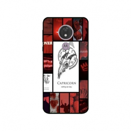 Husa personalizata tip carcasa HQPrint pentru Motorola Moto G7, model Capricorn, multicolor, S1D1M0295