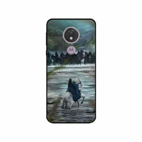 Husa personalizata tip carcasa HQPrint pentru Motorola Moto G7, model Brave, multicolor, S1D1M0310