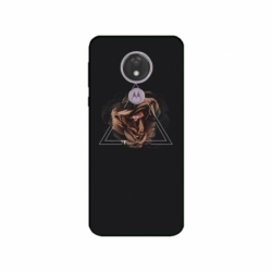 Husa personalizata tip carcasa HQPrint pentru Motorola Moto G7, model Triangle Rose, multicolor, S1D1M0316