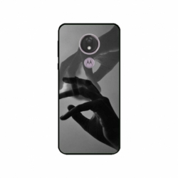 Husa personalizata tip carcasa HQPrint pentru Motorola Moto G7, model Hand Reach, multicolor, S1D1M0318