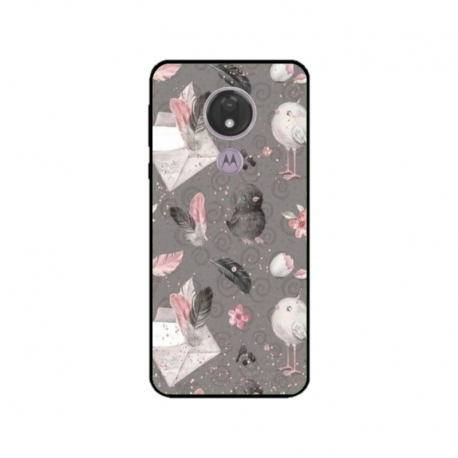 Husa personalizata tip carcasa HQPrint pentru Motorola Moto G7, model Abstract 1, multicolor, S1D1M0321