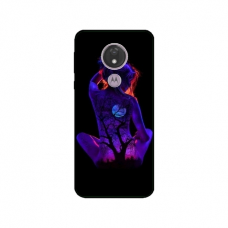 Husa personalizata tip carcasa HQPrint pentru Motorola Moto G7, model Colorful 8, multicolor, S1D1M0329