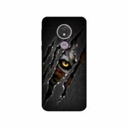 Husa personalizata tip carcasa HQPrint pentru Motorola Moto G7, model Hidden Tiger, multicolor, S1D1M0332