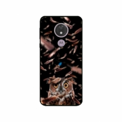 Husa personalizata tip carcasa HQPrint pentru Motorola Moto G7, model Owl, multicolor, S1D1M0334