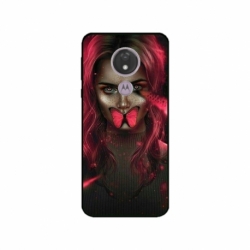 Husa personalizata tip carcasa HQPrint pentru Motorola Moto G7, model Butterfly Mouth 2, multicolor, S1D1M0352