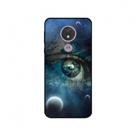 Husa personalizata tip carcasa HQPrint pentru Motorola Moto G7, model Abstract 3, multicolor, S1D1M0362