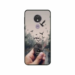 Husa personalizata tip carcasa HQPrint pentru Motorola Moto G7, model Time Flies 2, multicolor, S1D1M0365