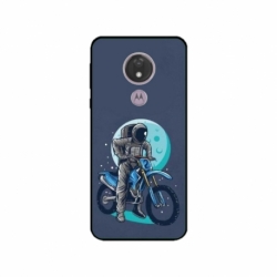 Husa personalizata tip carcasa HQPrint pentru Motorola Moto G7, model Biker Astronaout, multicolor, S1D1M0375