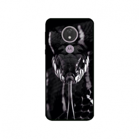 Husa personalizata tip carcasa HQPrint pentru Motorola Moto G7, model Snake, multicolor, S1D1M0378