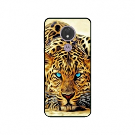 Husa personalizata tip carcasa HQPrint pentru Motorola Moto G7, model Cheetah, multicolor, S1D1M0382