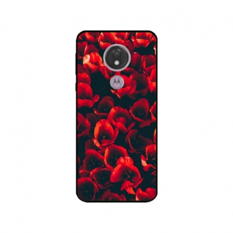 Husa personalizata tip carcasa HQPrint pentru Motorola Moto G7, model Flowers 24, multicolor, S1D1M0386