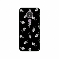 Husa personalizata tip carcasa HQPrint pentru Motorola Moto G7, model OK Skelly, multicolor, S1D1M0388