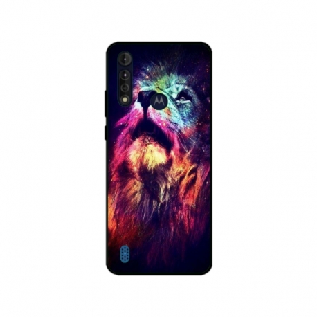Husa personalizata tip carcasa HQPrint pentru Motorola Moto G8 Power Lite, model Celestial Lion, multicolor, S1D1M0002