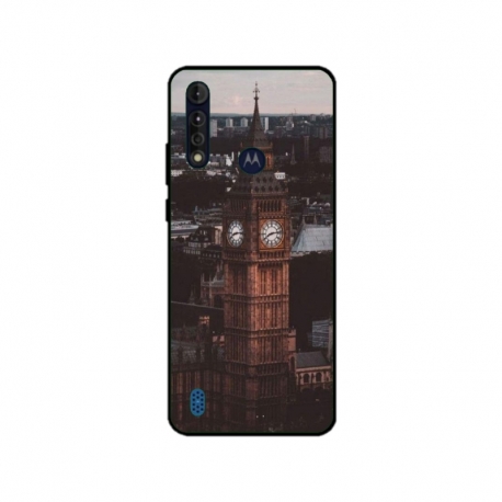 Husa personalizata tip carcasa HQPrint pentru Motorola Moto G8 Power Lite, model Big Ben 2, multicolor, S1D1M0014