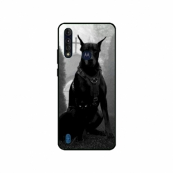 Husa personalizata tip carcasa HQPrint pentru Motorola Moto G8 Power Lite, model Doberman, multicolor, S1D1M0018
