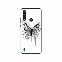 Husa personalizata tip carcasa HQPrint pentru Motorola Moto G8 Power Lite, model Butterfly 3, multicolor, S1D1M0030