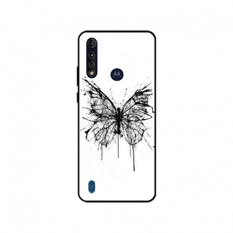Husa personalizata tip carcasa HQPrint pentru Motorola Moto G8 Power Lite, model Butterfly 3, multicolor, S1D1M0030